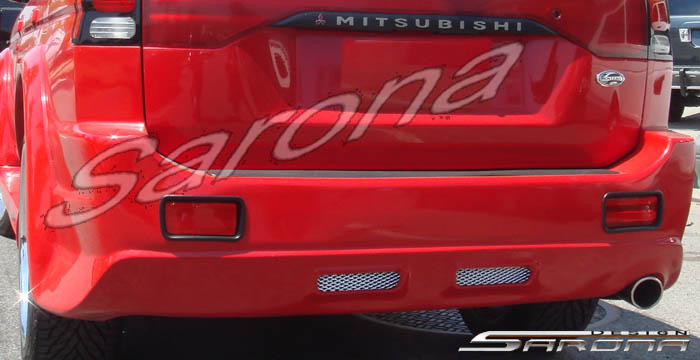Custom Mitsubishi Montero Sport  SUV/SAV/Crossover Rear Bumper (2000 - 2003) - $490.00 (Part #MS-006-RB)